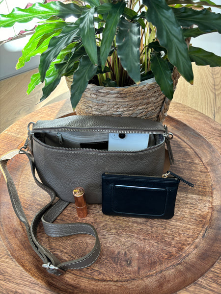 Mila crossbody bag - Dark Taupe